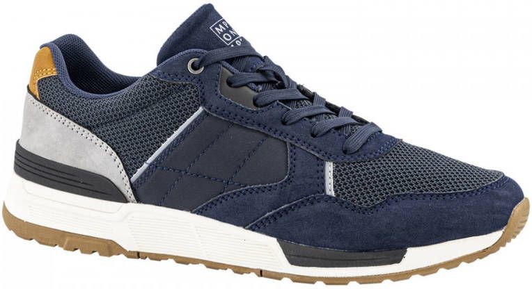 Sun68 Tom Solid Nylon Marineblauwe Sneaker - Ferraris Boutique