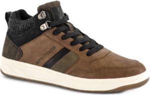 Memphis One Bruine hoge sneaker