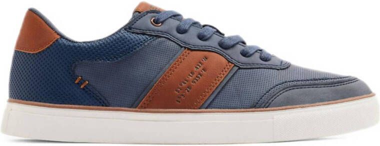 Memphis one Blauwe sneaker memory foam