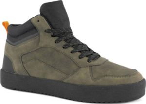 Memphis one Khaki halfhoge sneaker
