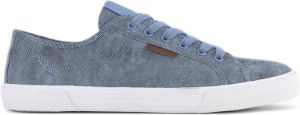 Memphis One Blauwe canvas sneaker