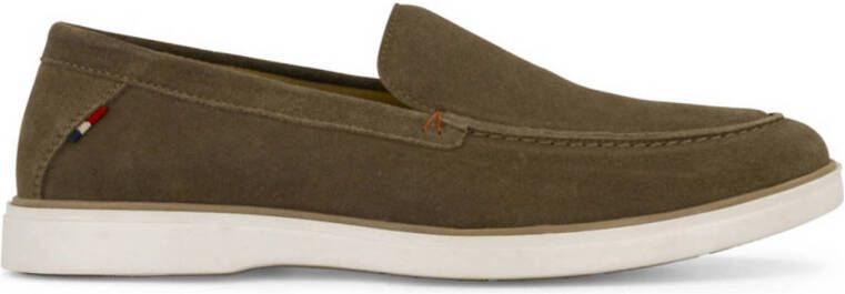 Memphis One suède loafers kaki