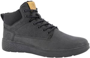 Memphis one Zwarte halfhoge sneaker