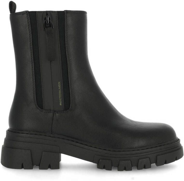 Mexx chunky enkelboots zwart