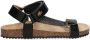 Mexx Kids XX825441-789 Meisjes Platte Sandalen Zwart Leer Klittenband - Thumbnail 1