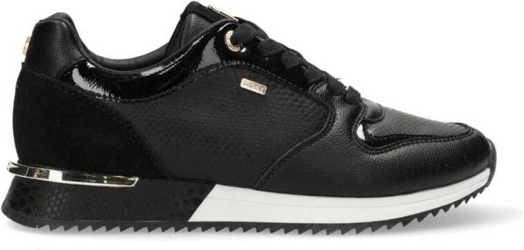 Mexx Fleur suède sneakers zwart