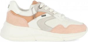 Mexx Sneaker Jilou Wit Roze Dames Sneakers