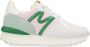 Mexx Juju suède sneakers lichtroze groen - Thumbnail 1