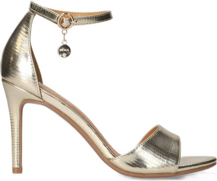 Mexx Leyla Paisley sandalettes goud