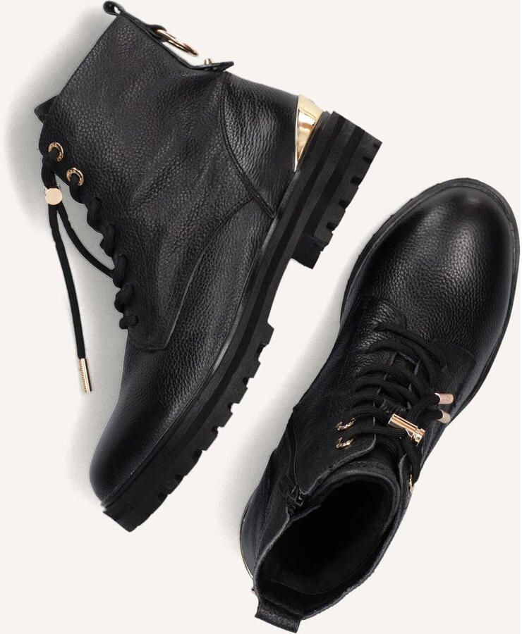Mexx Felicity Veterboots Laarzen Met Veters Dames Zwart - Foto 4