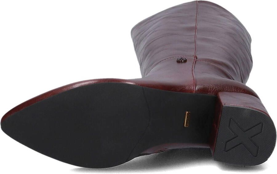 Mexx Heeled High Boot Pluck Mila Burgundy Red Dames - Foto 4