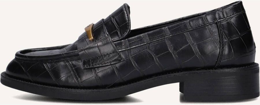 Mexx Zwarte Loafers met Krokodillenprint voor Dames - Foto 2
