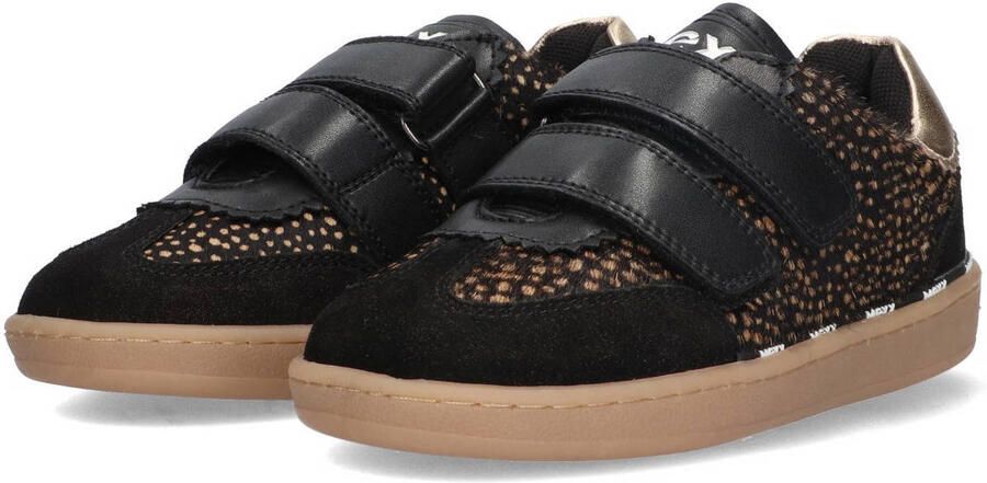 Mexx Kids XX825650-989 Meisjes Lage Sneakers Zwart Leer Klittenband - Foto 1