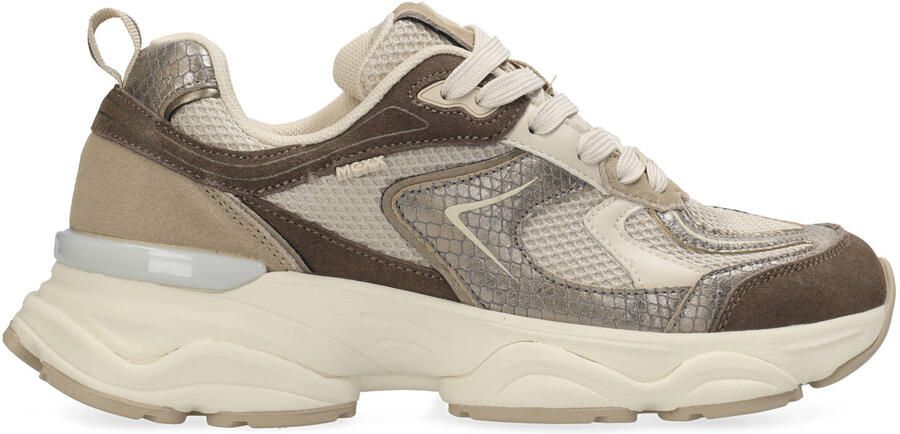 Mexx Norah Komo chunky sneakers beige bruin