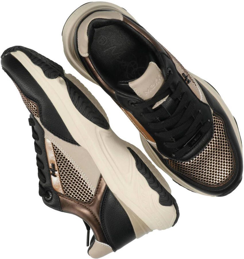 Mexx Sneakers Radja Pax MI001001453W-1101 Zwart Bruin - Foto 2