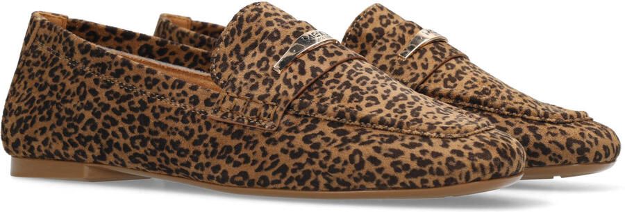 Mexx Ravina Lemon loafers met panterprint cognac zwart - Foto 3