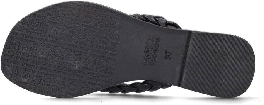 Mexx Joya Teenslippers Zomer slippers Dames Zwart - Foto 4