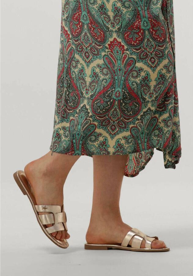 Mexx Gouden Lisa Leren Slippers met Diamanten - Foto 2