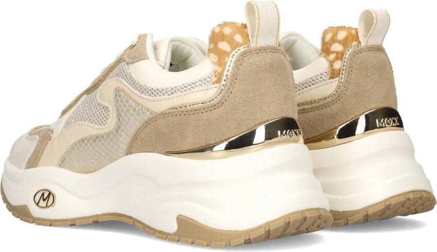 Mexx Dames Lage sneakers Palma Ora Beige Textiel - Foto 2