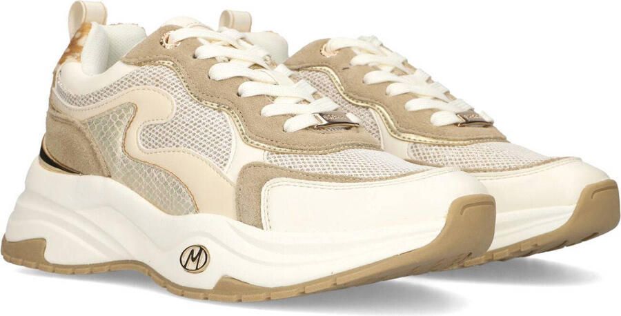 Mexx Dames Lage sneakers Palma Ora Beige Textiel - Foto 3