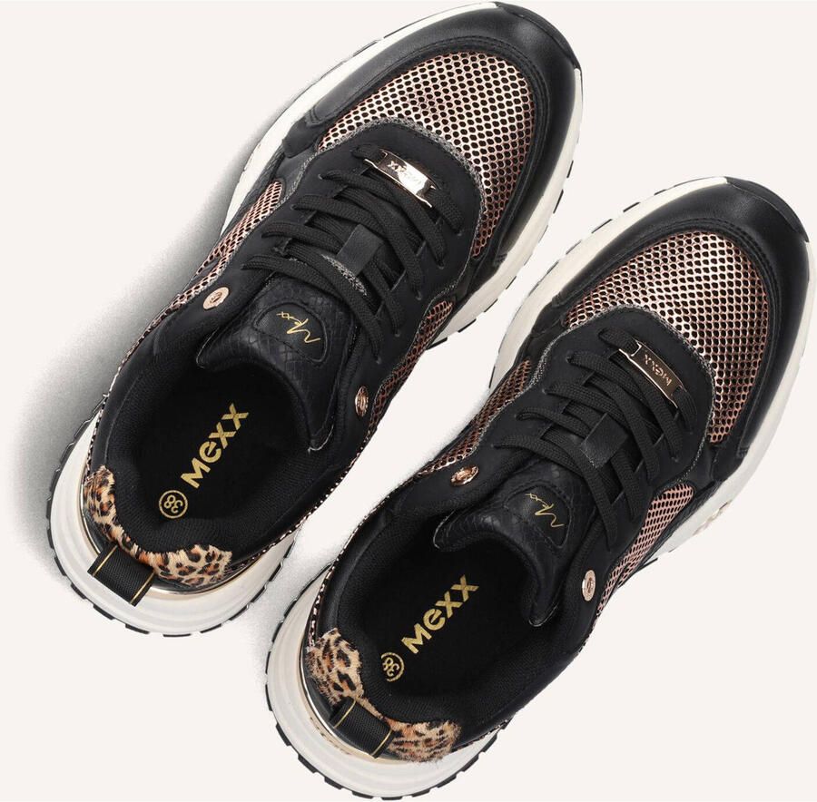 Mexx Sneakers Palma Ora MI001002653W-1111 Zwart Goud - Foto 2