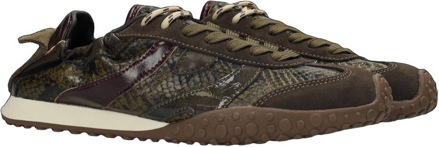 Mexx Verona Tatou sneakers met dierenprint donkergroen - Foto 2