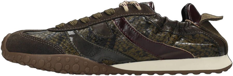Mexx Verona Tatou sneakers met dierenprint donkergroen - Foto 3
