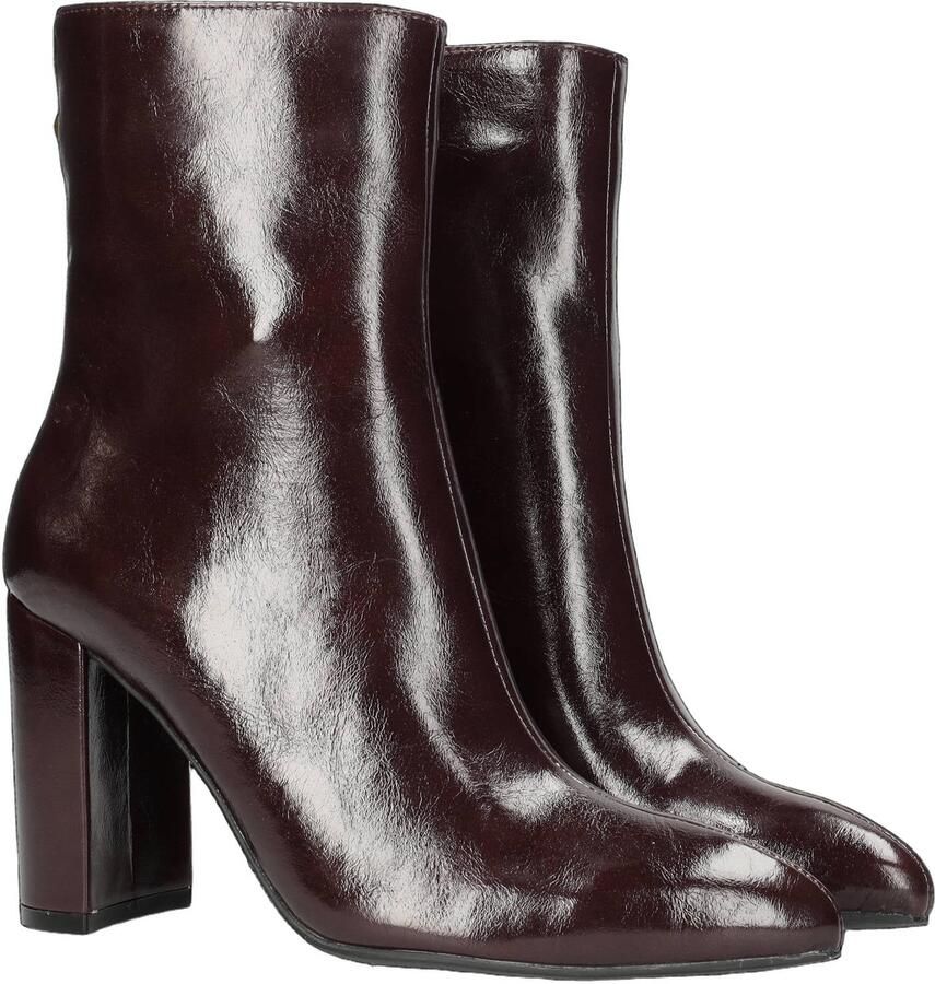 Mexx Vida Indy Enkellaarsjes Enkelboots met rits Dames Bordeaux - Foto 7