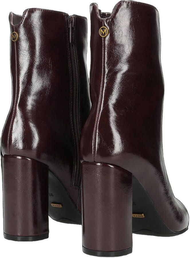 Mexx Vida Indy Enkellaarsjes Enkelboots met rits Dames Bordeaux - Foto 8