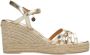 Mexx Noemi Pakina Sandalen Met Sleehak Dames Goudkleurig - Thumbnail 2