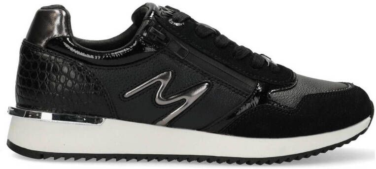 Mexx Sneaker Parfait Kitsch Black grijs Vrouwen Zwart gun Metal