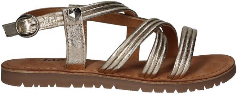 Mexx Kids XX825450-995 Meisjes Platte Sandalen Goud Leer Klittenband