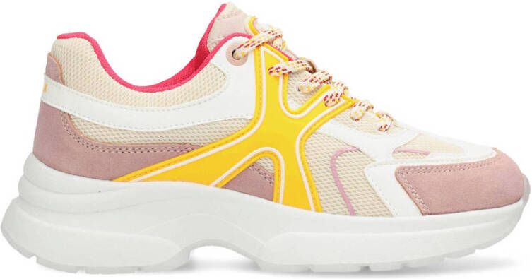 Mexx sneaker beige roze