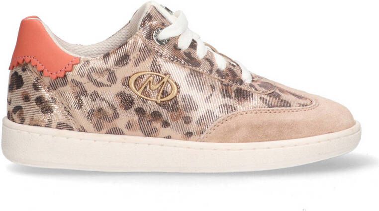 Mexx Kids XX825150-506 Meisjes Lage Sneakers Roze Print Leer Veters