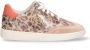 Mexx Kids XX825150-506 Meisjes Lage Sneakers Roze Print Leer Veters - Thumbnail 1