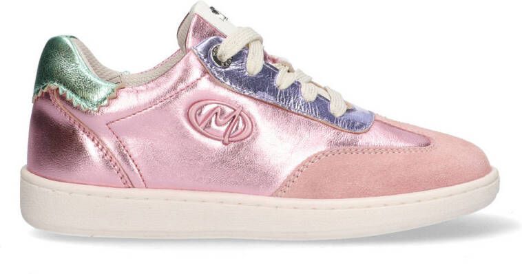Mexx Kids XX825150-570 Meisjes Lage Sneakers Paars Roze Leer Veters