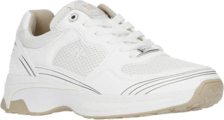 Mexx Witte Lage Sneakers Nyxa White Dames