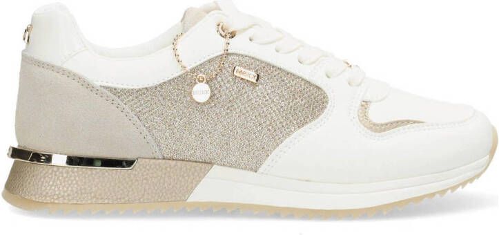 Mexx sneakers wit goud