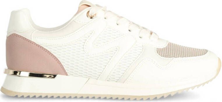 Mexx sneakers wit roze