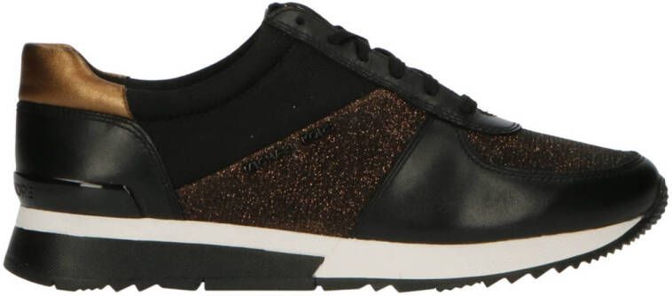 Michael Kors Allie Trainer leren sneakers zwart brons