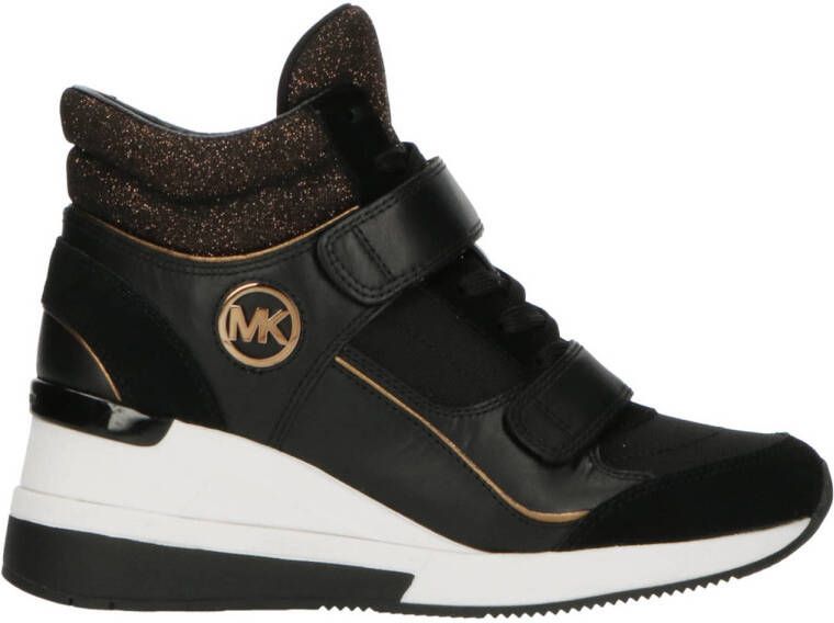 Michael Kors Dames Gentry High Top Sneaker Zwart Black Dames