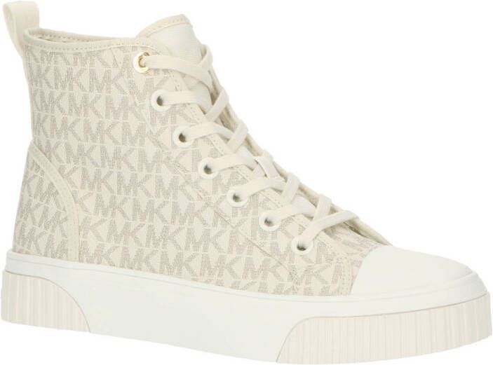 Michael Kors Gertie High Top Vanilla Dames Sneakers Beige