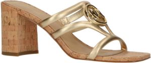 Michael Kors Dames Hampton Mid Sandalen Goud