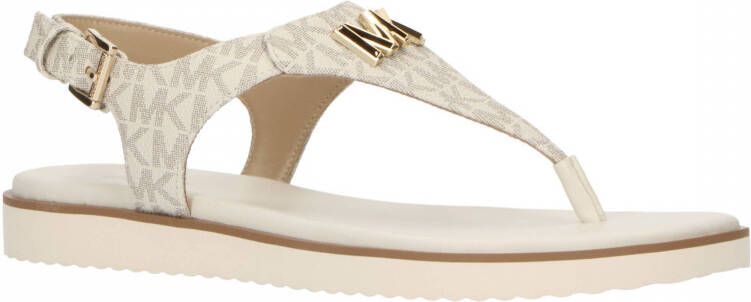 Michael Kors Jilly Flat Dames Sandalen Wit