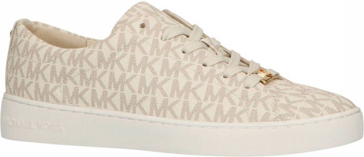 Michael Kors Keaton Lace Up Dames Sneakers Vanilla