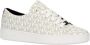 Michael Kors Allie Stride sneaker van canvas met leren details - Thumbnail 1