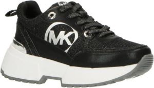 Michael Kors Kids Cosmo Ripley chunky sneakers zwart zilver