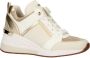 Michael Kors Dames Sneakers Georgie Trainer Pale Gold Goud ½ - Thumbnail 1