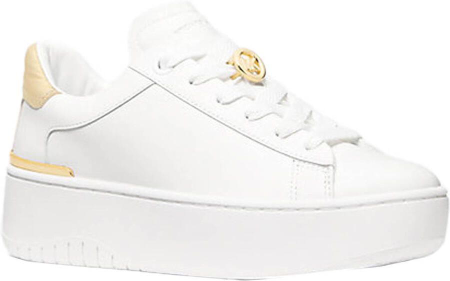 Michael Kors Dottie lace up leren sneakers wit - Foto 2