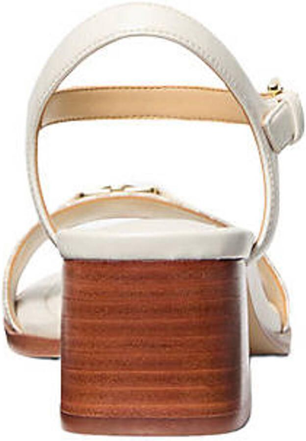 Michael Kors Mandy leren sandalettes ecru - Foto 2